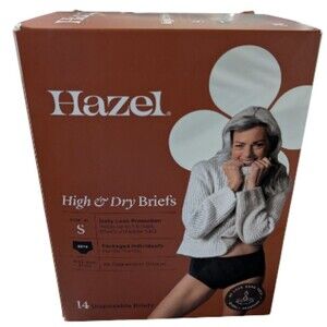 Hazel Female High & Dry Disposable Underwear Pull Up Black Size Small 14 Count